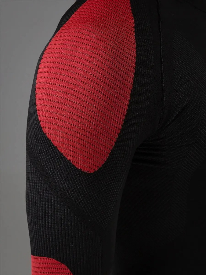 Термокомплект ALPINESPORTS муж. (L, Черный/красный, , , , , )