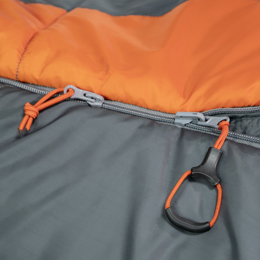 SUMMIT EXP -28°C спальный мешок (-28С, серый/синий правый)