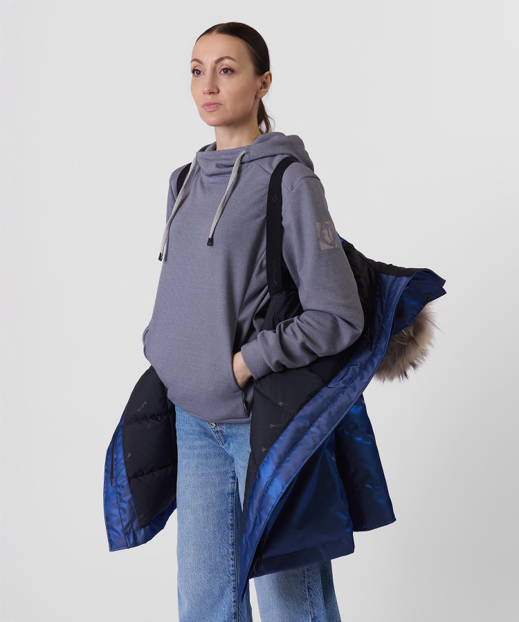 Полупальто пуховое Kodiak GL II Женское (XL, M500/металлик синий, , , , , )