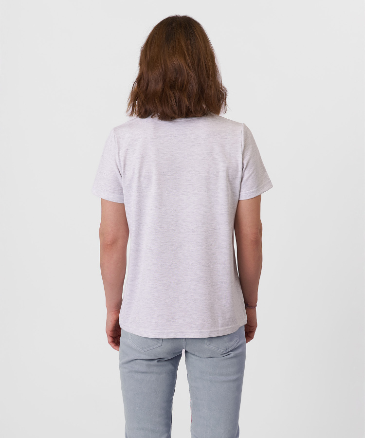 Футболка Sl Женская (M, 7000/св.серый, , , , , )