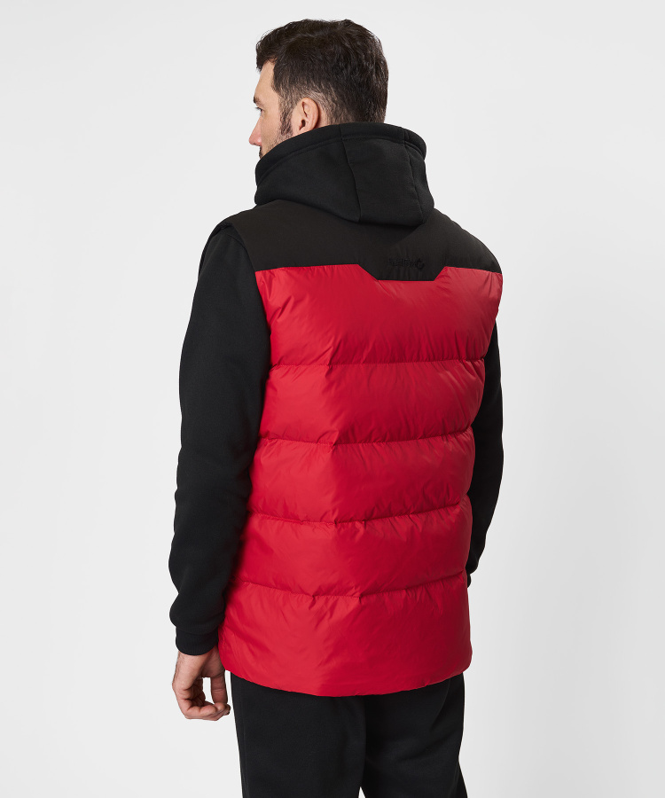 Жилет пуховый Nansen R Мужской (L, 1210/т.красный/черный, , , , , )