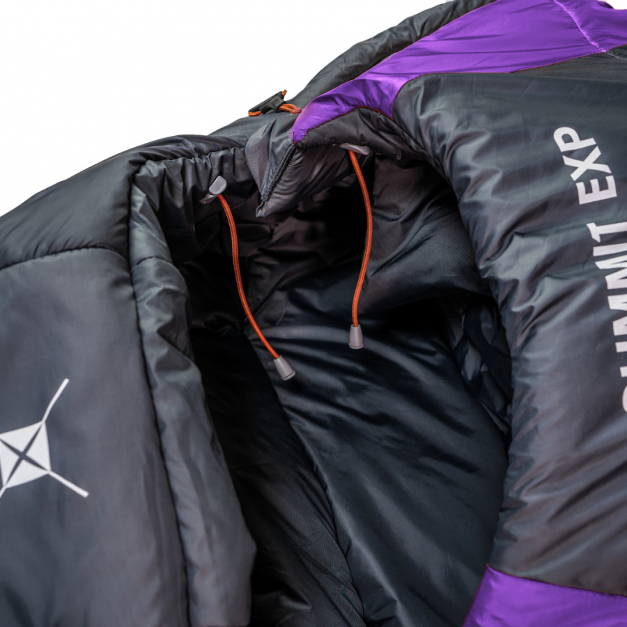 SUMMIT EXP -18°C спальный мешок (-18С, серый/зеленый правый)