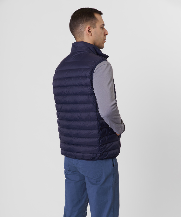 Жилет пуховый Town Мужской (M, 9100/т.синий, , , , , )