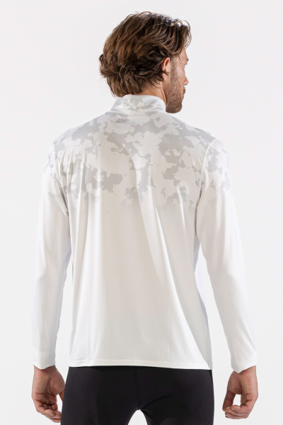 Термобелье водолазка мужская MENS BODYFIT BROKEN MAP ZIP NECK (S, 012/OPTIC WHITE, , , , , )