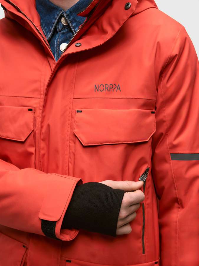 *100626 Парка мужская TAYMIR (XXL, 382 красная лава, , , , , )