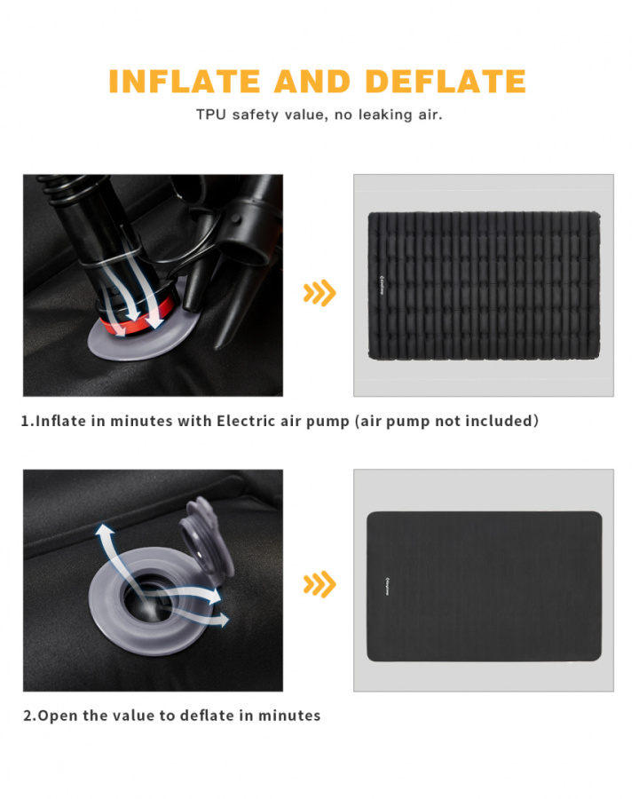 1906 SUPER COMFORT DOUBLE коврик надувной (190х127х10 см) 1906 SUPER COMFORT DOUBLE коврик надувной (190х127х10 см)