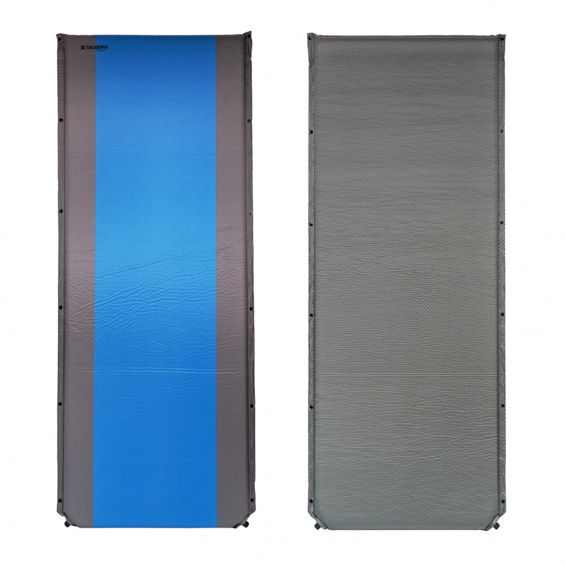 Talberg relax wide mat самонадувающиеся коврики (195х90х10 см, серый/синий)