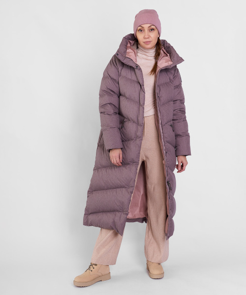 Пальто пуховое Ester VI Женское (XS, 4700/гранит, , , , , )