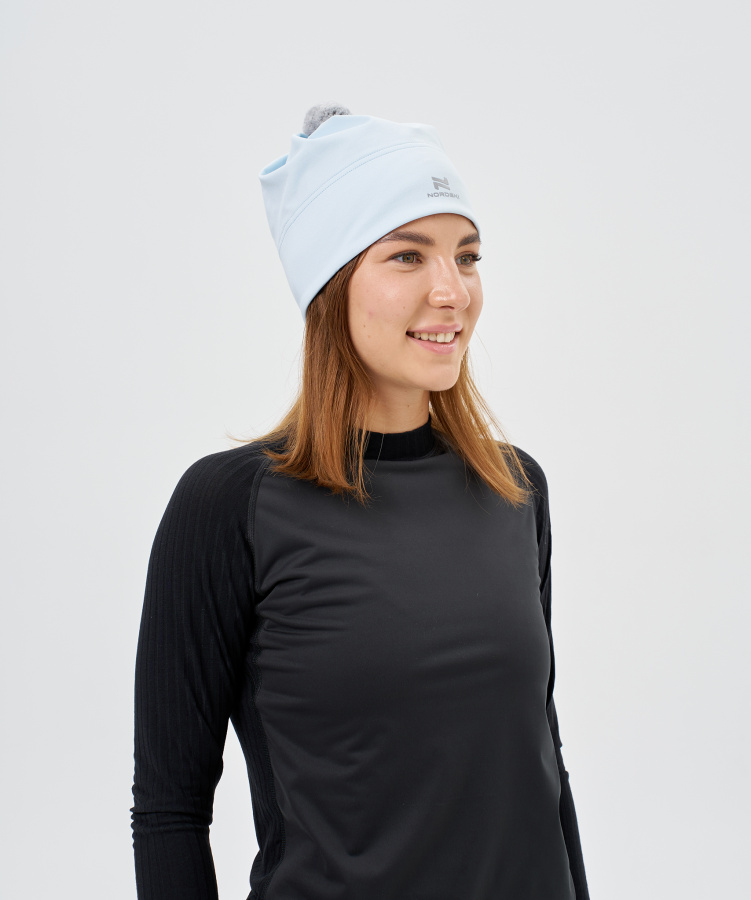 Тренировочная шапка Nordski Train Pearl Blue (One Size, Pearl Blue, , , , , )