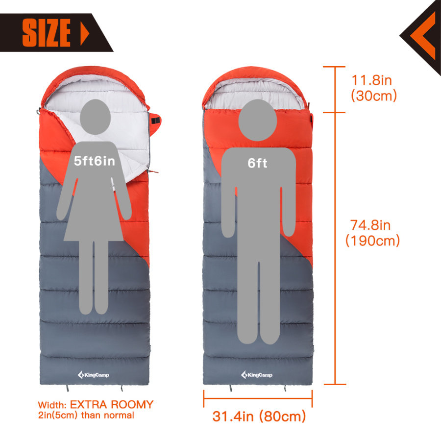 3211 VALLEY 330 -4C спальный мешок (оранж., правый) 3211 VALLEY 330 -4C спальный мешок (оранж., правый)