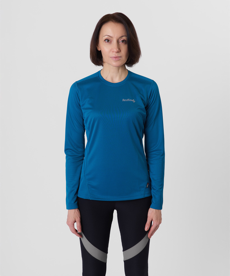 Футболка с длинным рукавом Workout Женская (XL, 6900/нептун, , , , , )