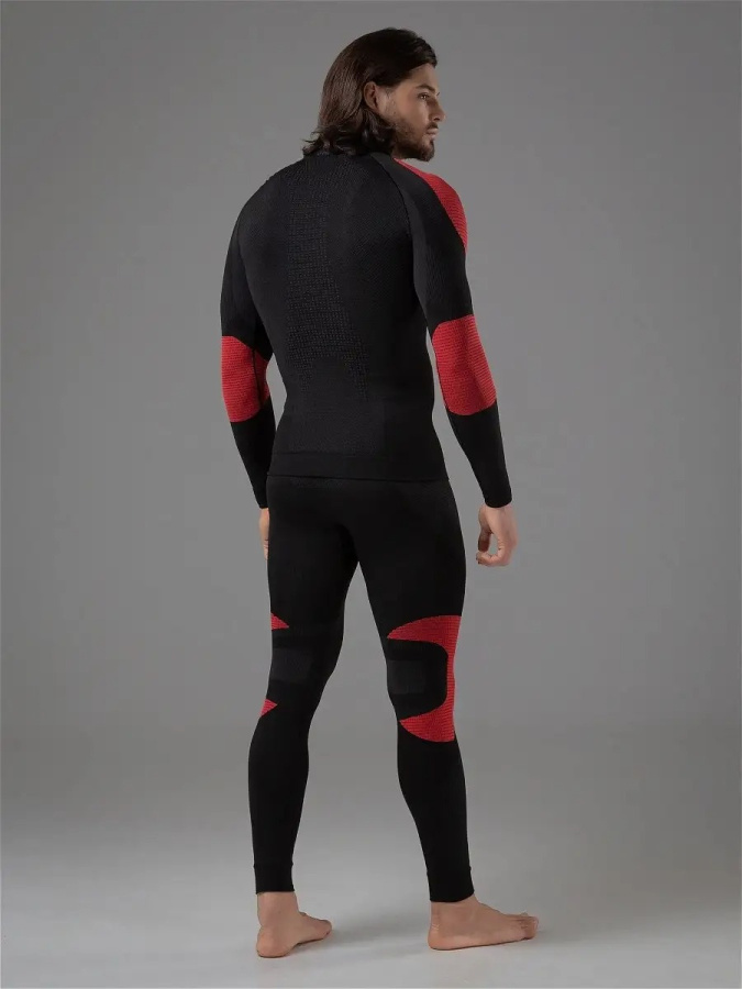 Термокомплект ALPINESPORTS муж. (L, Черный/красный, , , , , )