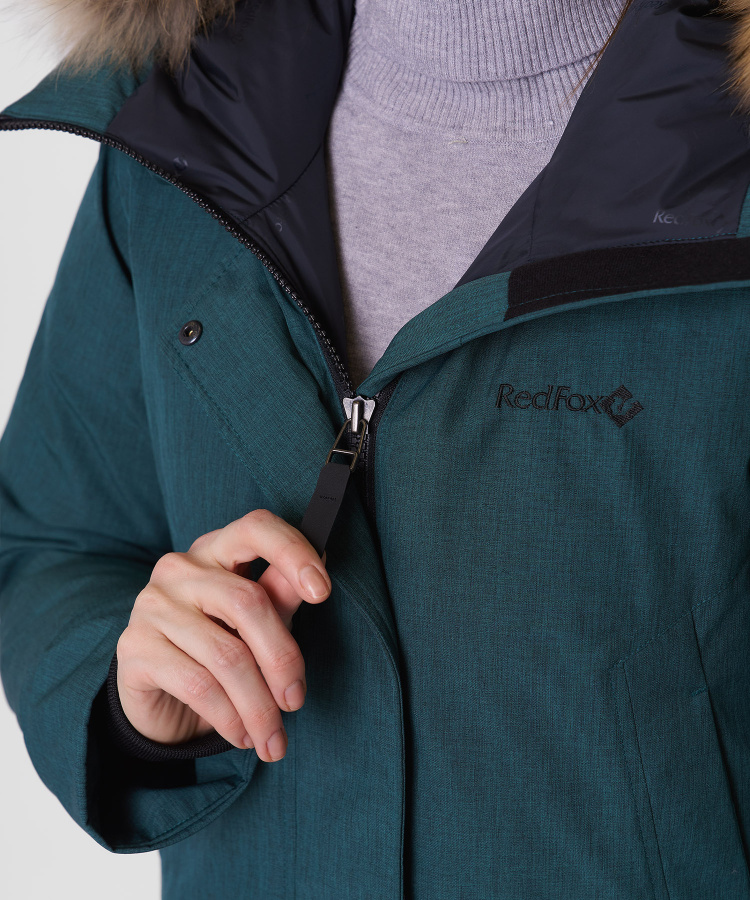 Пальто пуховое Aurora III DF Женское (XS, 7100/petrol, , , , , )