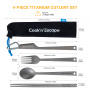 Купить Cook 'n' Escape ca2006 4-piece titanium cutlery set набор стол. приборов 4 840 ₽ Cook 'n' Escape ca2006 4-piece titanium cutlery set набор стол. приборов