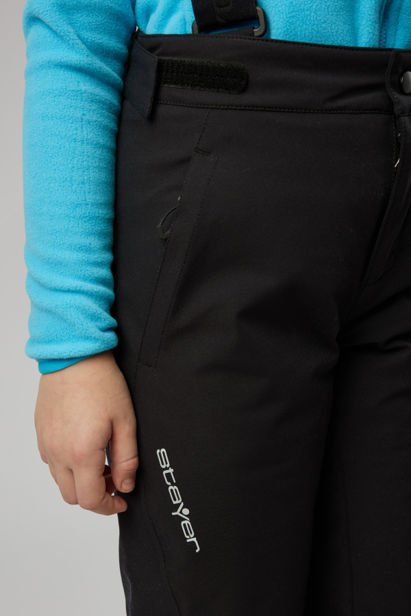 *Брюки детские гор. 23-22552 (34, 10 Черный, 140, , , , )