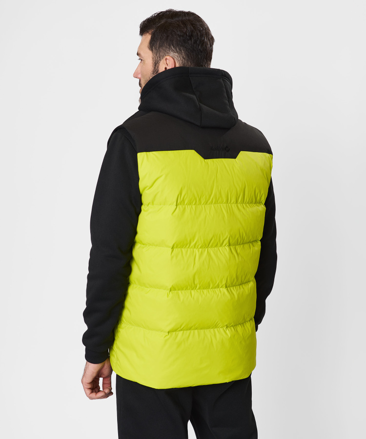 Жилет пуховый Nansen R Мужской (S, 5210/lime/черный, , , , , )