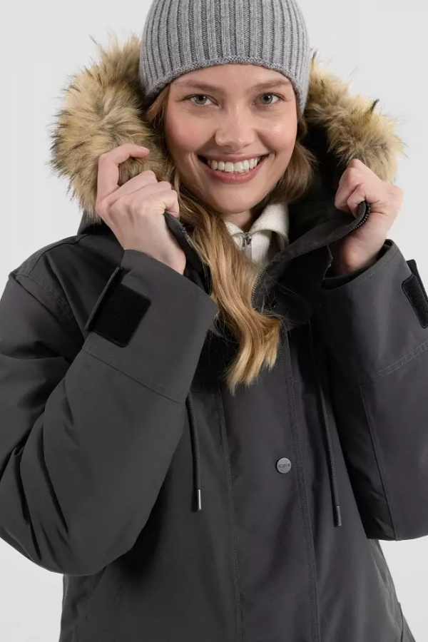 *100410 Куртка женская IREMEL (34, 614 серый гравий, , , , , )