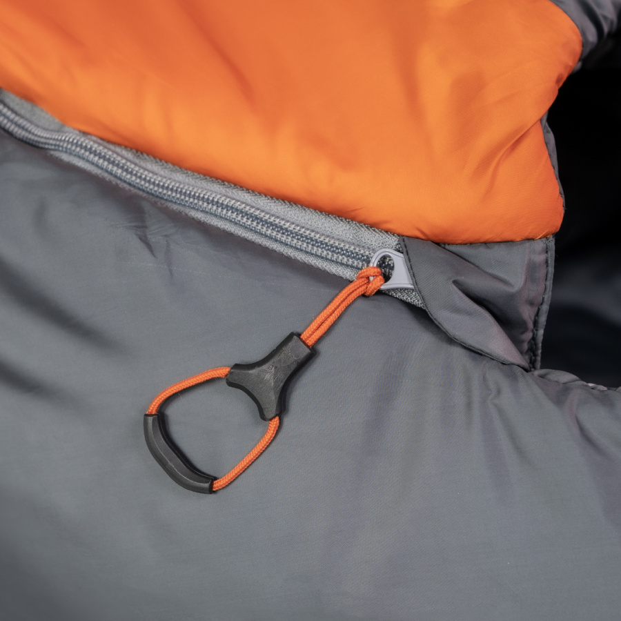 SUMMIT EXP -28°C спальный мешок (-28С, серый/синий правый)