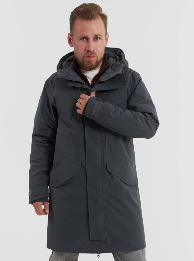 *100427 Куртка мужская BALIAL (S, 614 серый гравий, , , , , )