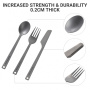 Cook 'n' Escape ca2005 3-piece titanium cutlery set набор стол. приборов
