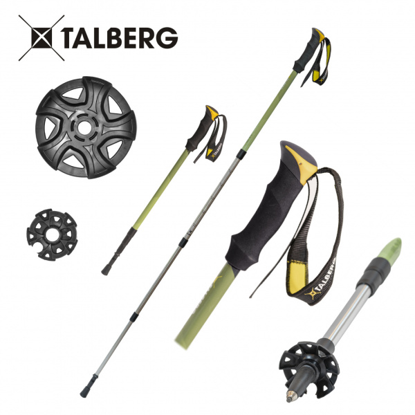 Купить Talberg compact pole палки треккинговые_ (зеленый) 4 100 ₽ Talberg compact pole палки треккинговые_ (зеленый)