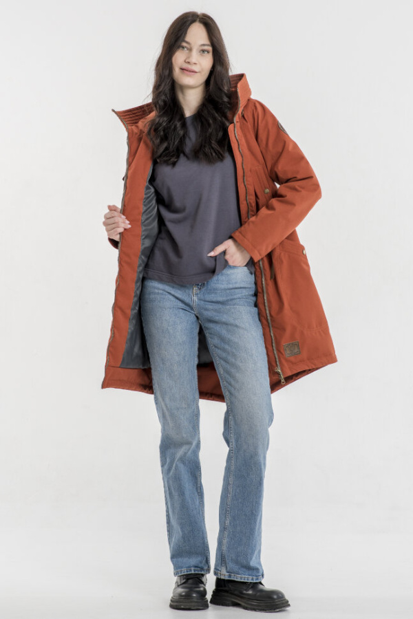 *Парка жен. арт. 48275 (170, Кирпичный, 88, 98, , , )