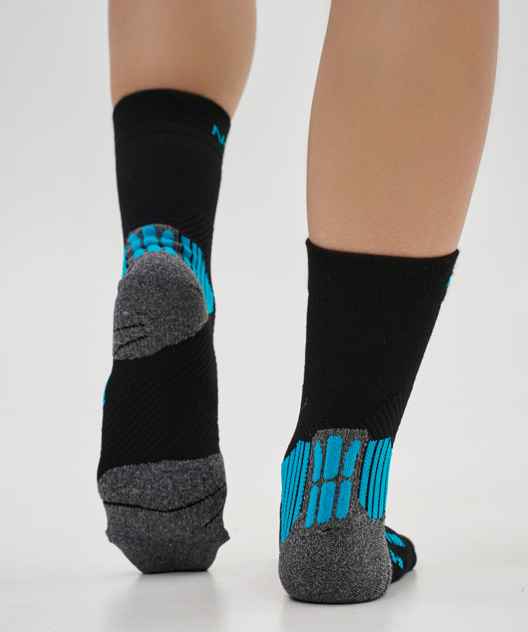 Носки Winter Run Black/Light Blue (42-45, BLACK/LIGHT BLUE, , , , , )