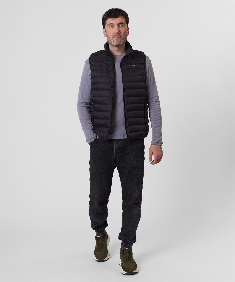 Жилет пуховый Town Мужской (M, 1000/черный, , , , , )