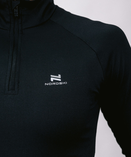 Лонгслив Nordski Pro Hand Black W (38, Black, , , , , )