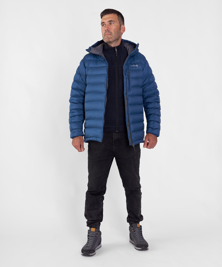 Куртка пуховая Flight Lite III Мужская (L, 8900/шторм, , , , , )