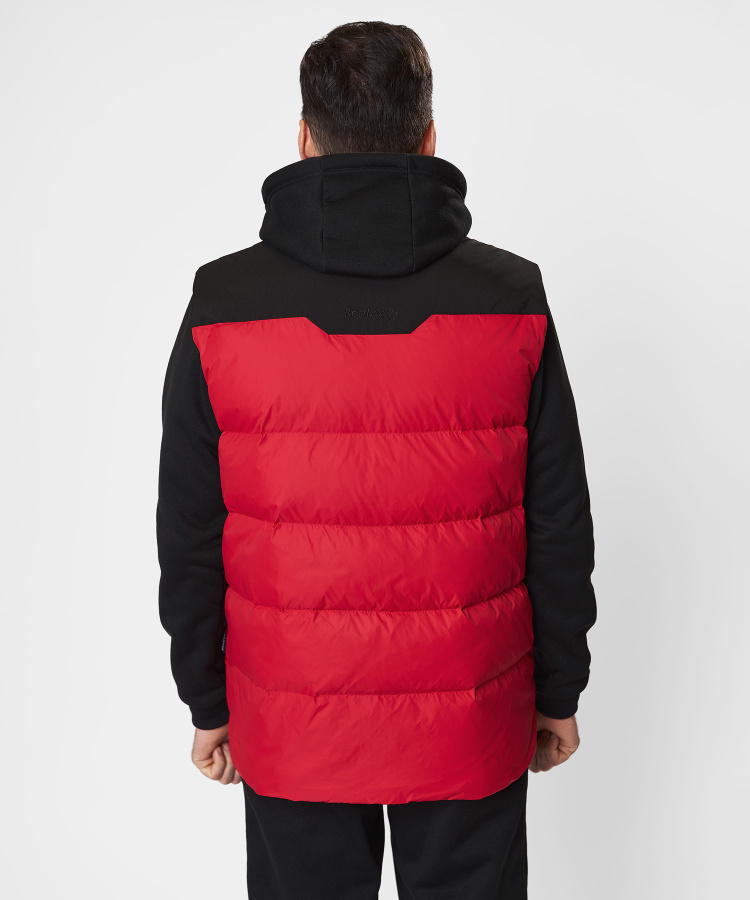 Жилет пуховый Nansen R Мужской (L, 1210/т.красный/черный, , , , , )