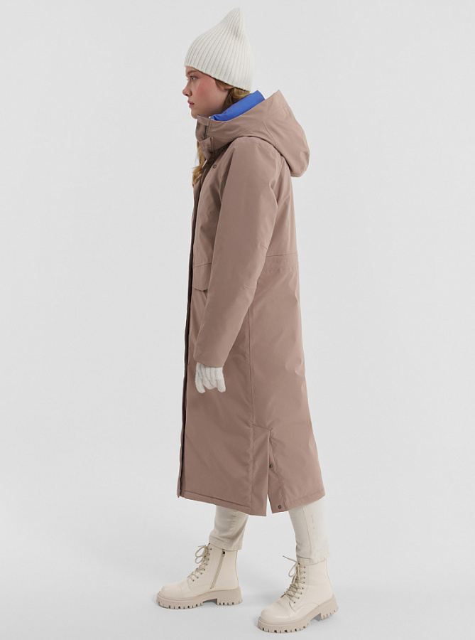 *100409 Пальто женское KOLARY (40, 439 тауп, , , , , )