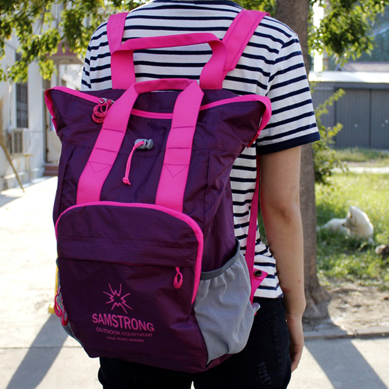 B0255 ULTRA-LIGHT BACKPACK склад. сумка-рюкзак (фиолетовый)
