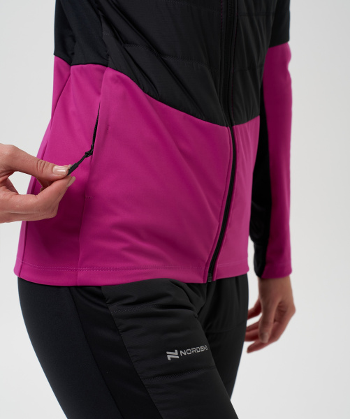 Куртка Nordski Hybrid Pro 2.0 Fuchsia/Black W (38-S, Fuchsia/Black, , , , , )