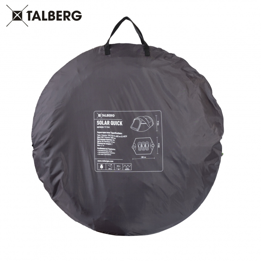 SOLAR QUICK палатка Talberg (зелёный) SOLAR QUICK палатка Talberg (зелёный)