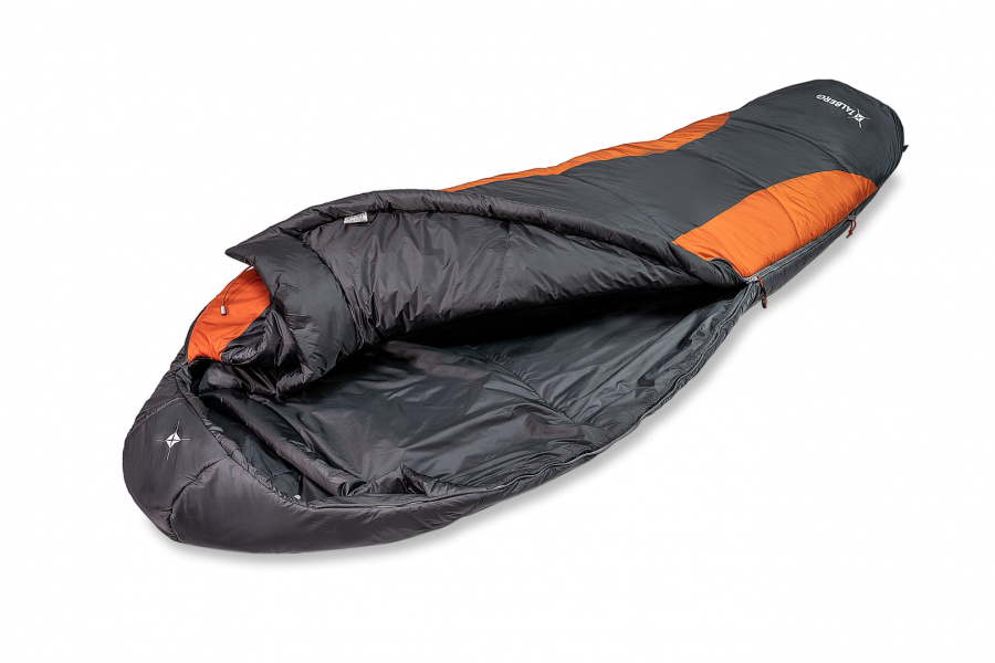 SUMMIT EXP -28°C спальный мешок (-28С, серый/синий правый)