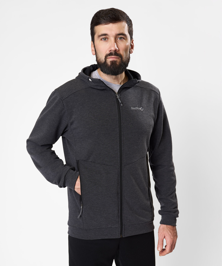 Худи Porto III Мужская (S, 1000/черный, , , , , )