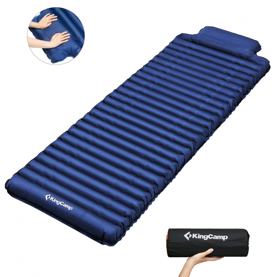 1903 COMFORT LIGHT коврик надувной (синий, 189 х 66 х 7/11 см) 1903 COMFORT LIGHT коврик надувной (синий, 189 х 66 х 7/11 см)