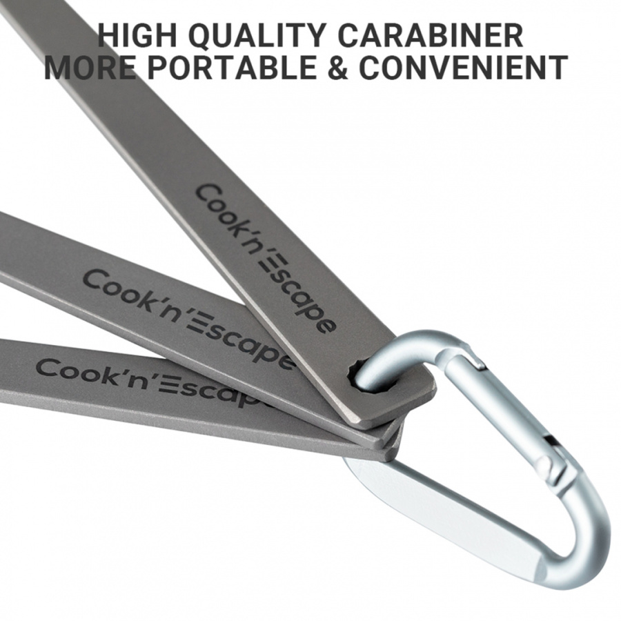 Cook 'n' Escape ca2005 3-piece titanium cutlery set набор стол. приборов