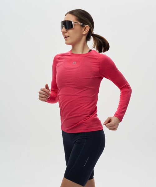 Футболка Nordski Pro Magenta W с длинным рукавом (36-XS, Magenta, , , )