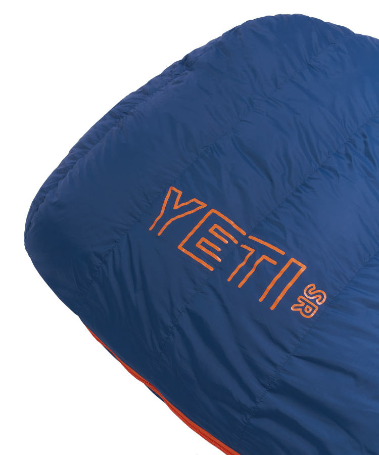 Спальный мешок пуховый Yeti SR -17C left (Regular, 9723/деним/оранжевый, , , , , )