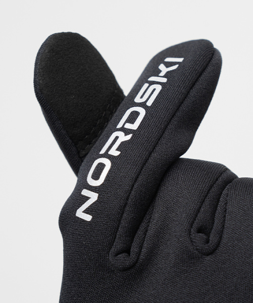 Перчатки Nordski Run Black (7-XS, Black, , , , , )