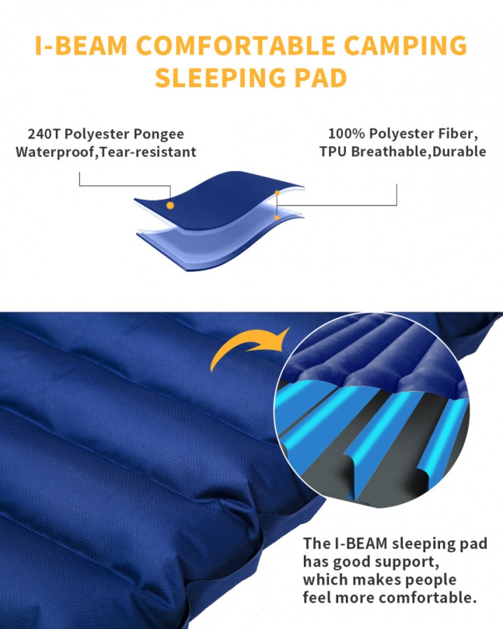 1903 COMFORT LIGHT коврик надувной (синий, 189 х 66 х 7/11 см) 1903 COMFORT LIGHT коврик надувной (синий, 189 х 66 х 7/11 см)