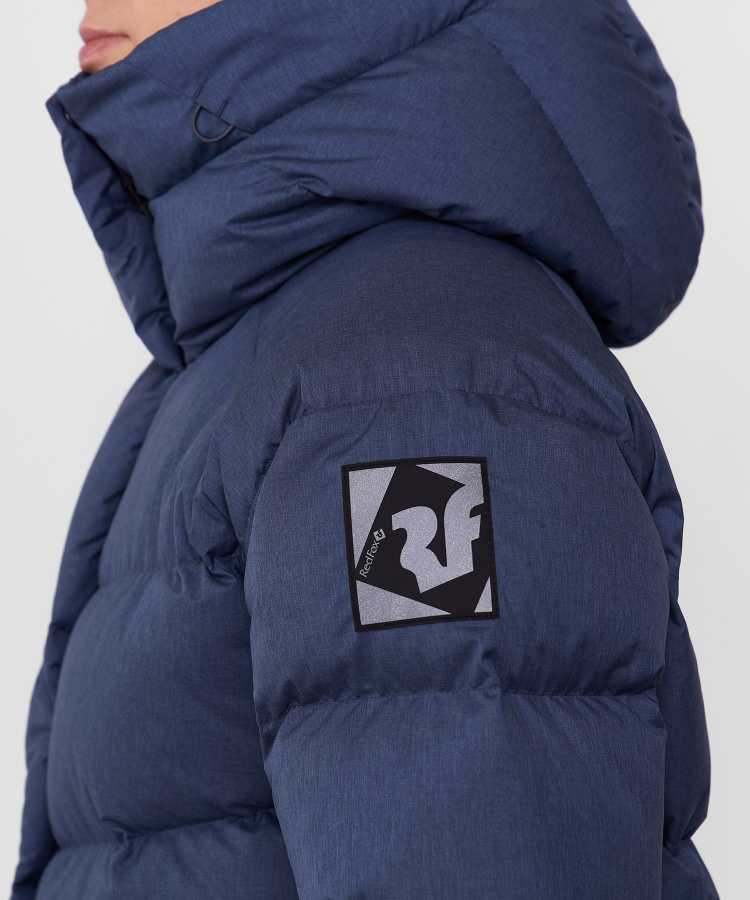 Пальто пуховое Ester VI Женское (XL, 9700/деним, , , , , )