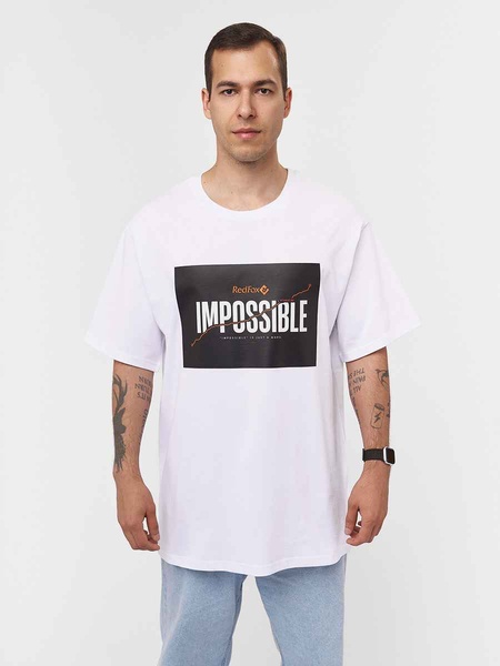 Футболка Impossible Red Fox (S, 8000/белый, , , )
