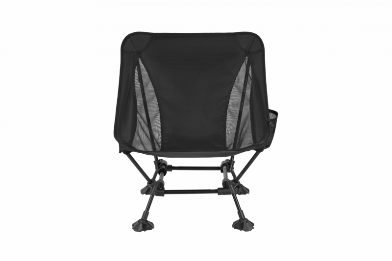 2405 ULTRALIGHT SQUARE LOW CHAIR кресло скл. (черный)