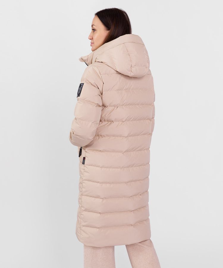 Пальто пуховое Siberia III Женское (XS, 4600/св.беж, , , , , )