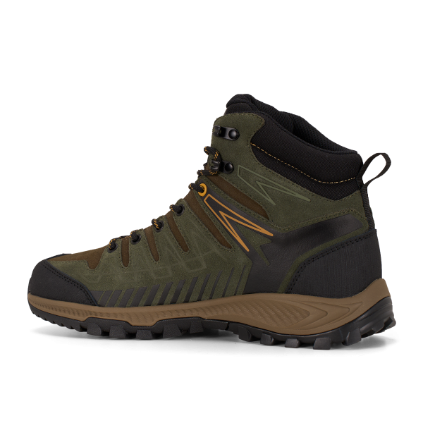 Ботинки THUNDER LEATHER MID WP (43.5, DARK GREEN / HONEY, , , , , )