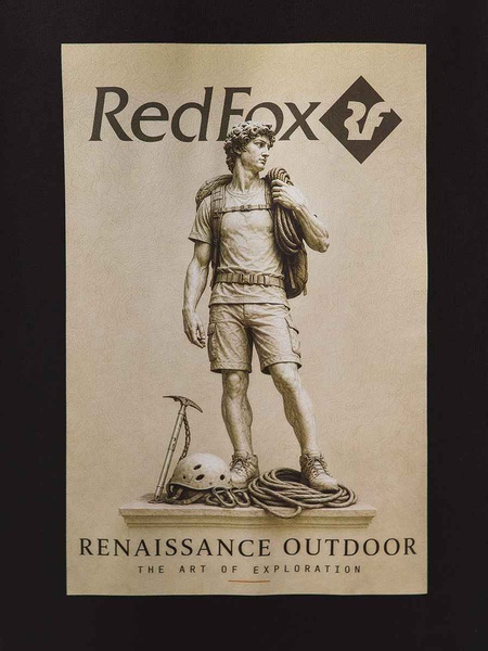 Футболка Давид Red Fox (L, 1000/черный, , , )