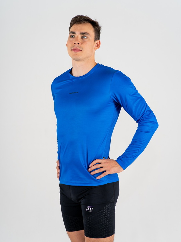 *Рубашка NONAME AIR T-SHIRT LS UX BLUE 6000225-0005 (7-XL, Синий, , , , , )